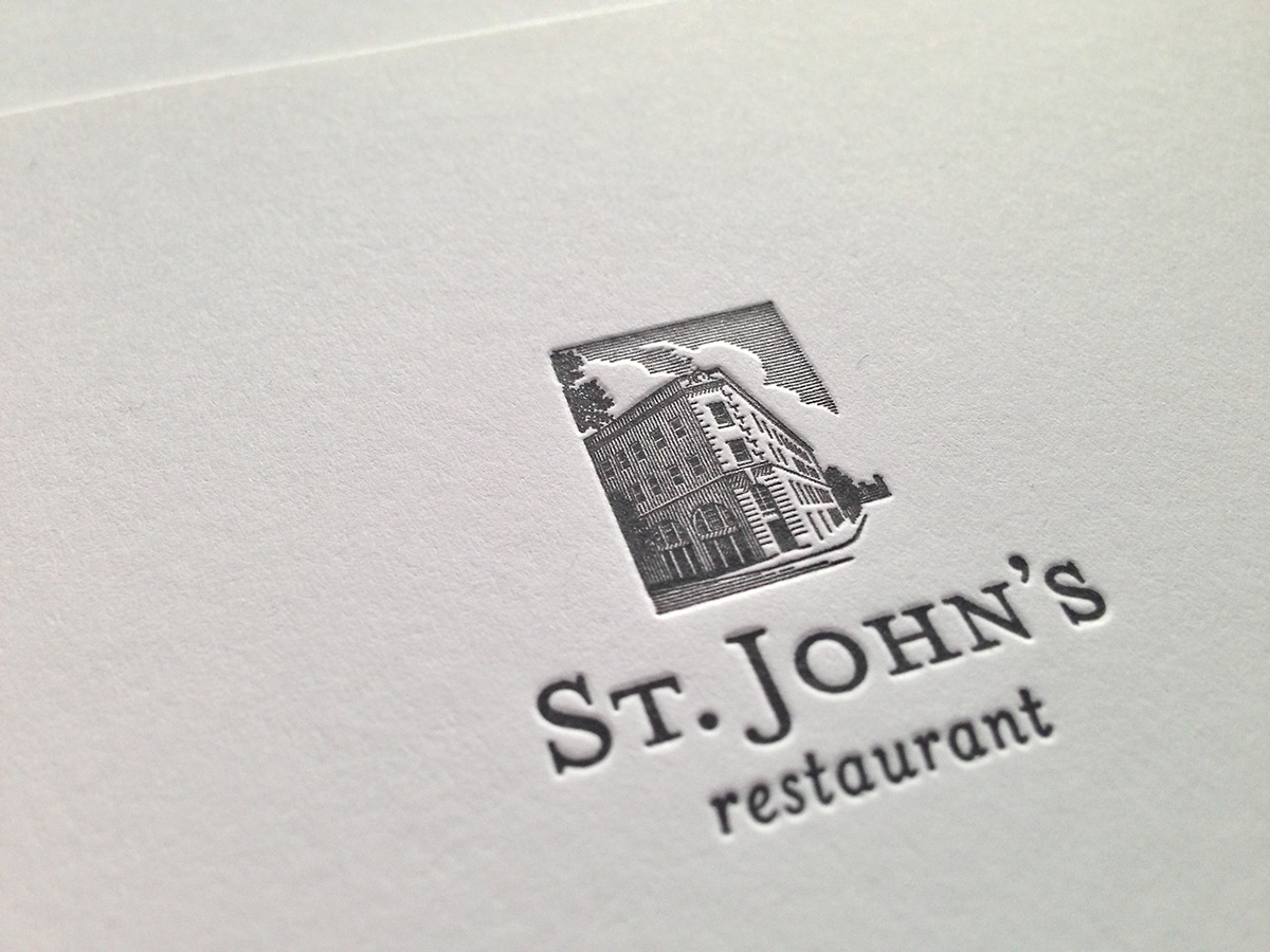 St Johns Widgets & Stone logo Logo Design identity letterpress David Webb