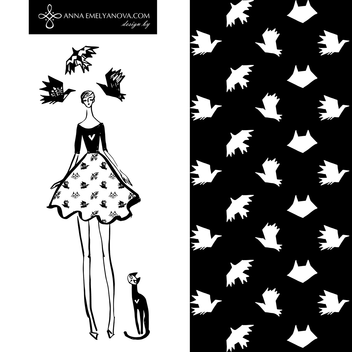 dress woman pattern ткань SILK designer Style