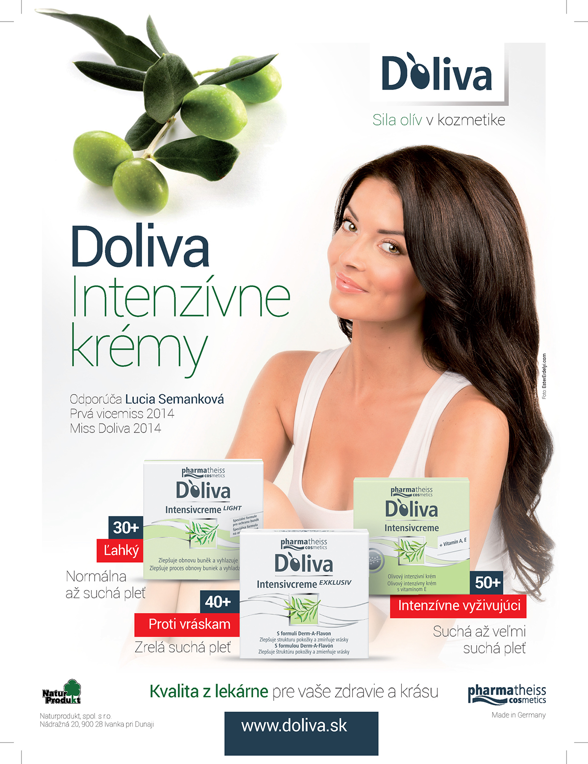 campaign cosmetics model miss doliva Olive Oil olive girl woman cream