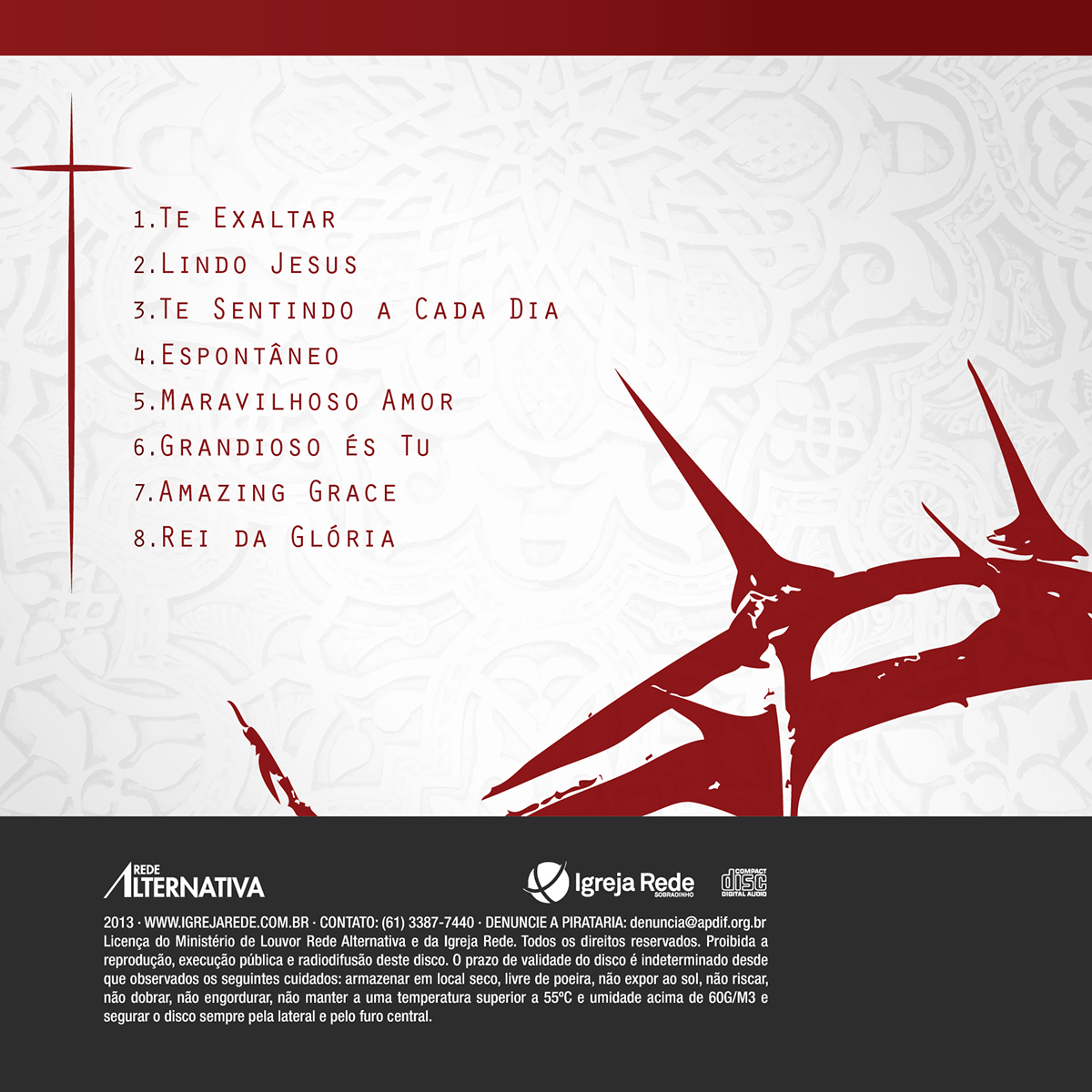 cd design gráfico music design gospel Rede Alternativa gospel music jesus church CD cover blood