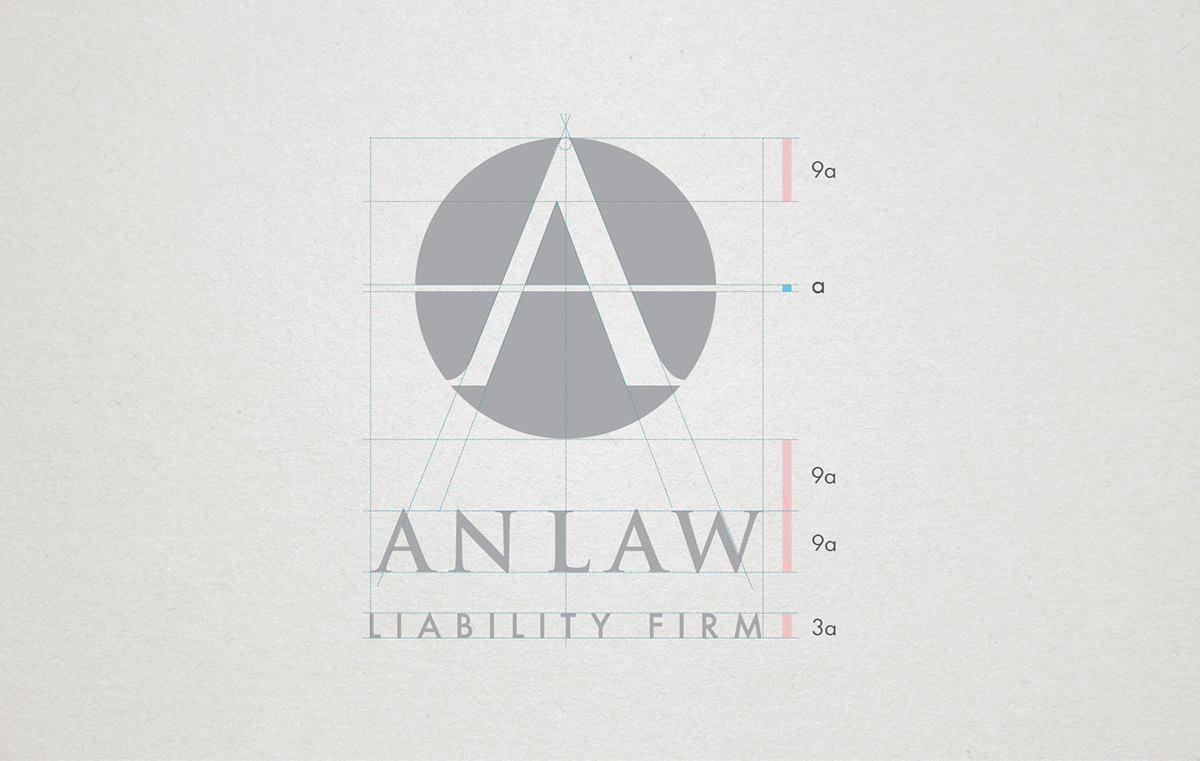 hoa thi logo law indentity hoathi studio anlaw