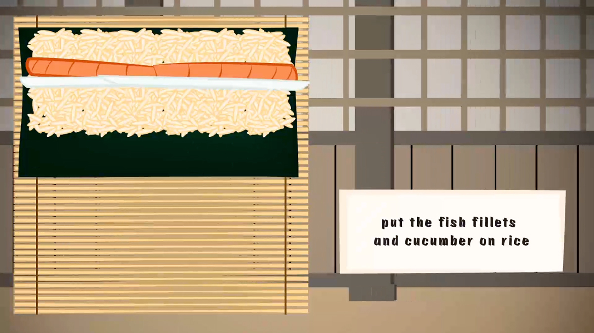 infographic infografica motion graphic animated infographic Sushi