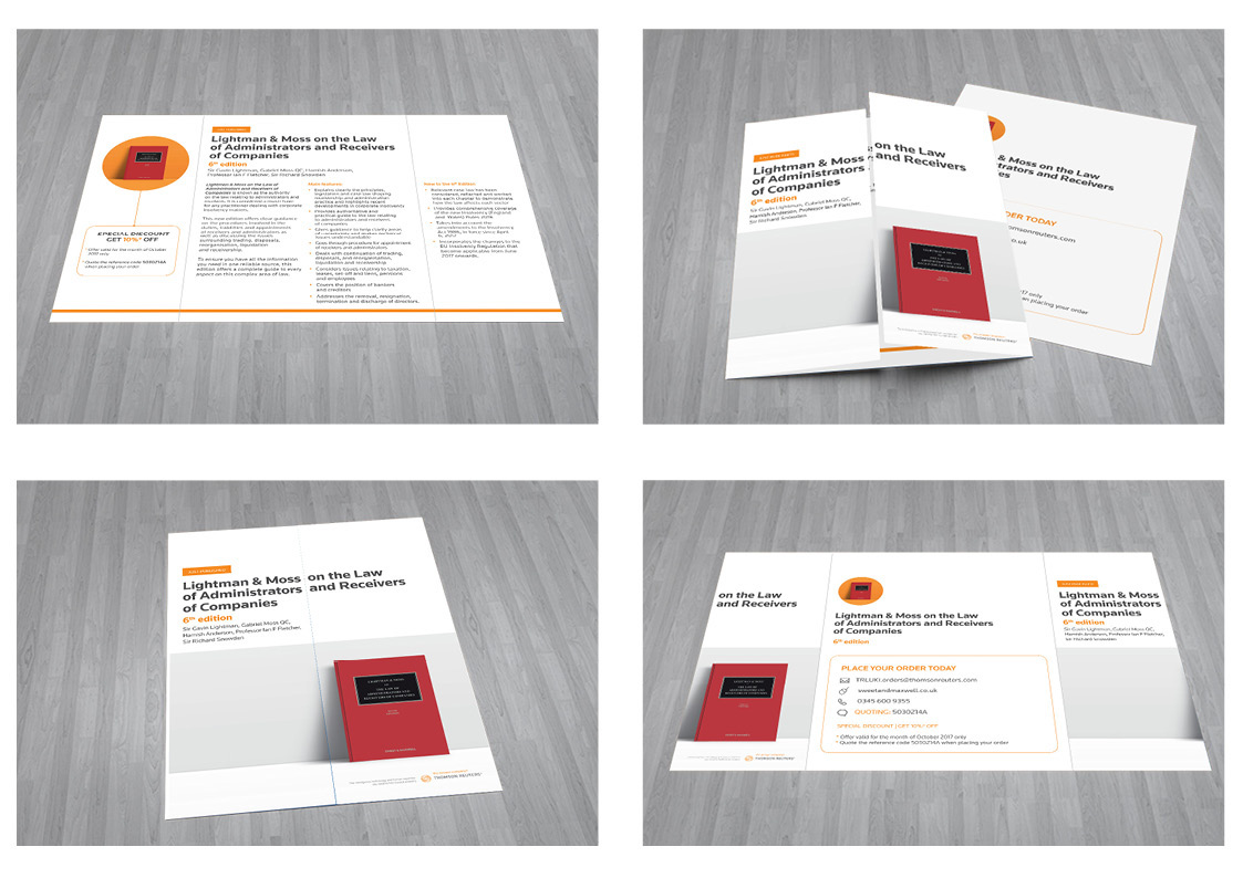 corporate branded print graphic design  business brochure advertisement