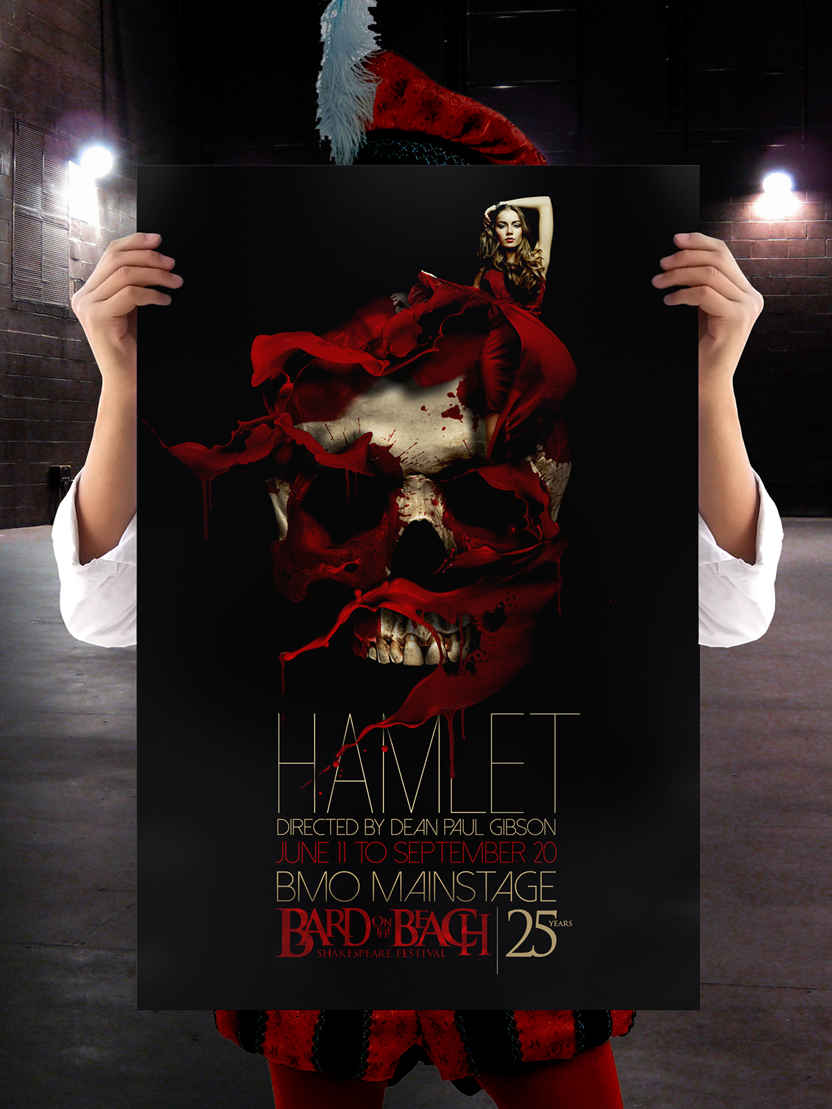 photoshop skull shakespeare Macbeth hamlet Romeo juliet william play manipulation globe theater 