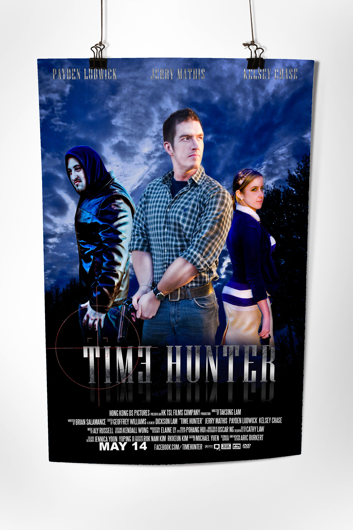 Scifi movie poster photoshop time hunter