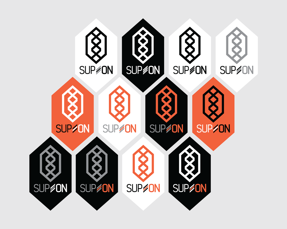 brand  logo  marca  pattern sup/on sup on