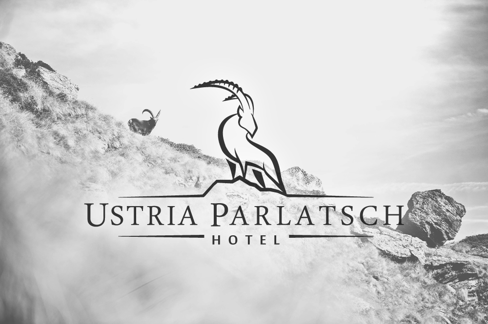 logo hotel swiss alps capricorn ibex animal mersad comaga