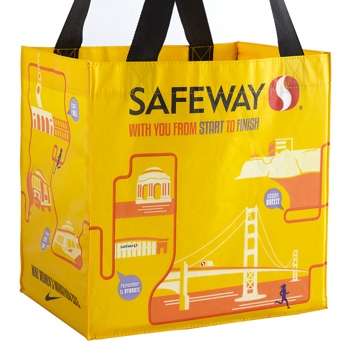 reusable bag Marathon Illustrative Nike Safeway