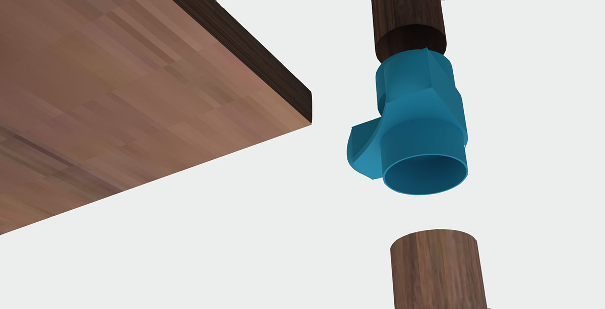 SAIC furniture Shelf 3D Modelling rendering Playful color Colourful  design