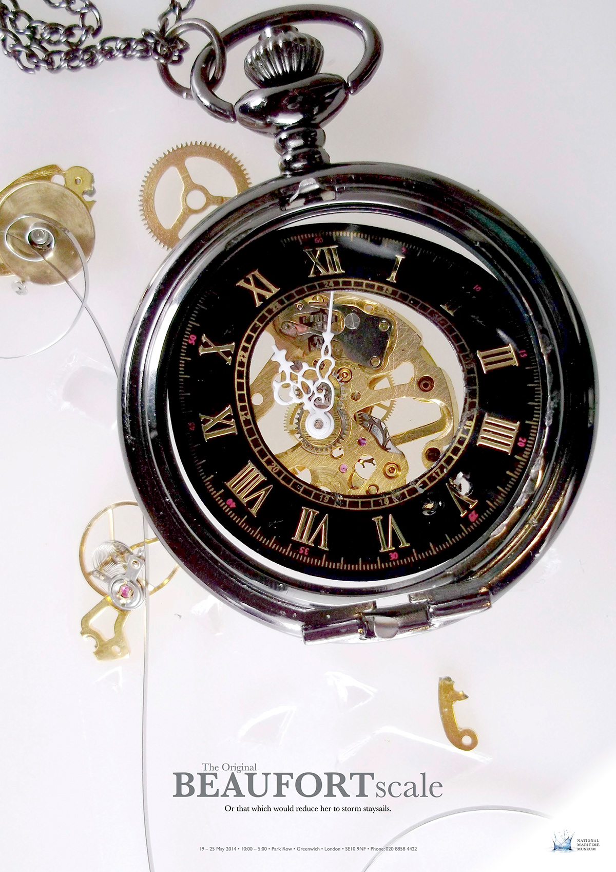 campaign Beaufort Scale pocket watch wind Cogs