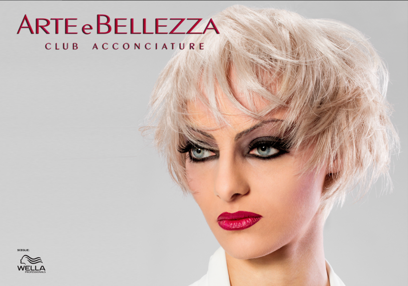 arte bellezza hair cut hairstyle video banner poster photo moda model