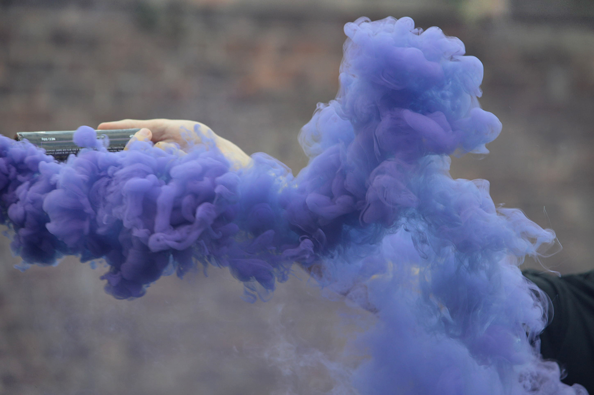 Liverpool smoke grenades Photography  colour digital photography  art direction  colours Pantones Experimentation