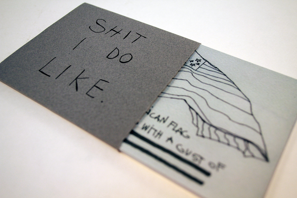 bookmaking postcards