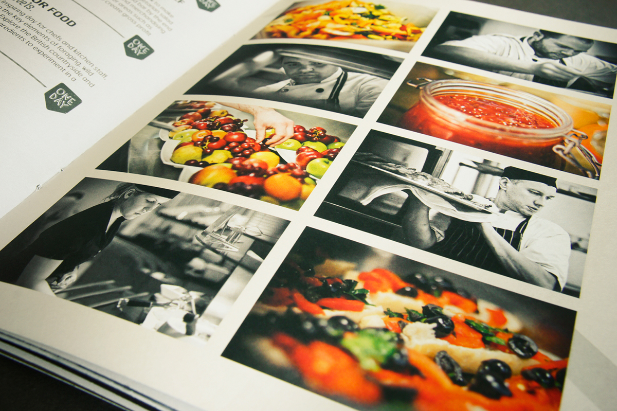 training  material  catering  Illustration  Photography  chefs  Academy  courses  development journey brochures  calendar 