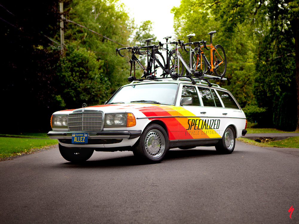 #bikes #Specialized #allez #art #bicycle #california #car #Creative #cycling #graphicDesign #mercedes #Montreal #vintage  #wrapping #wrap