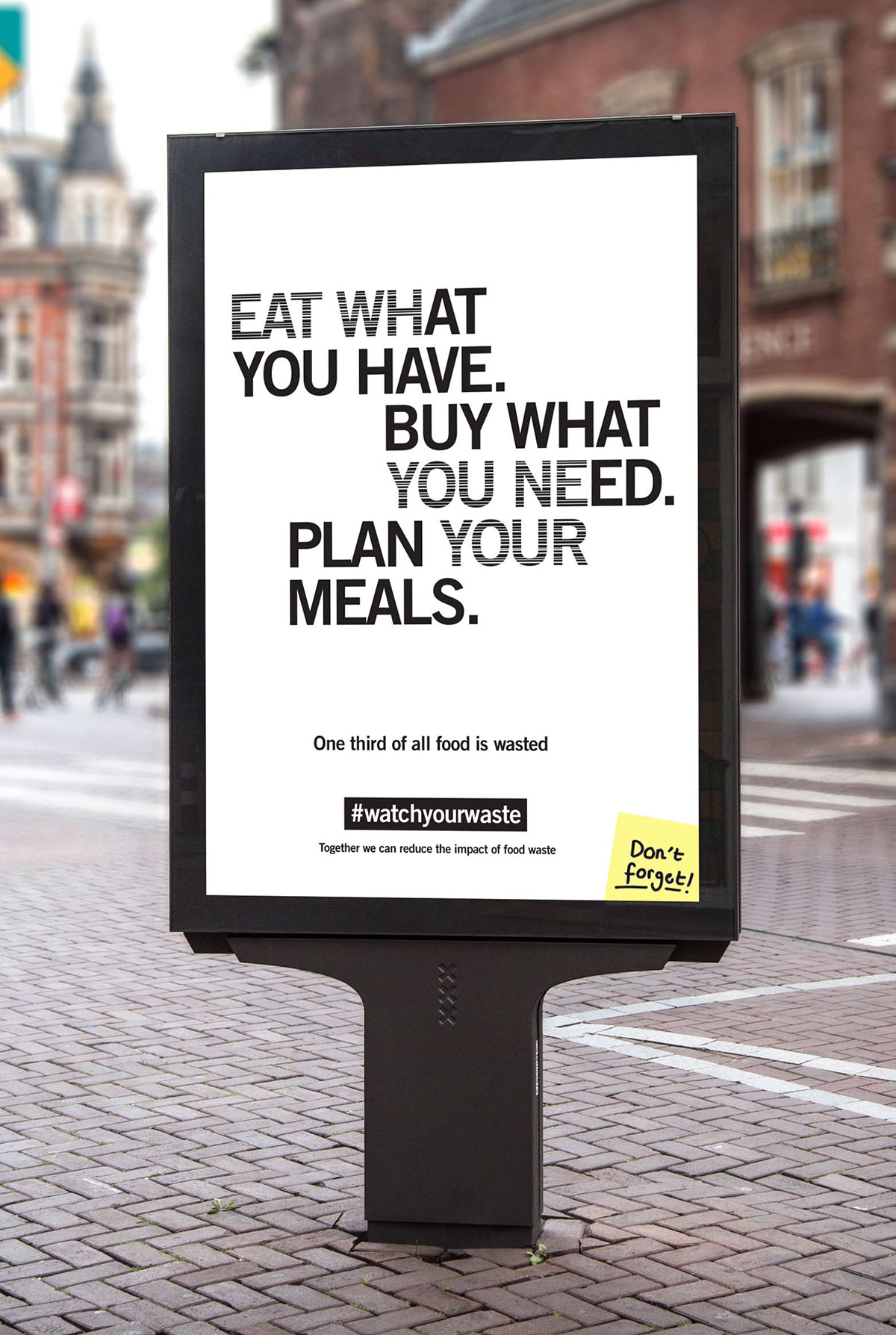 environment campaign Supermarket simple monochrome Food  Food waste waste