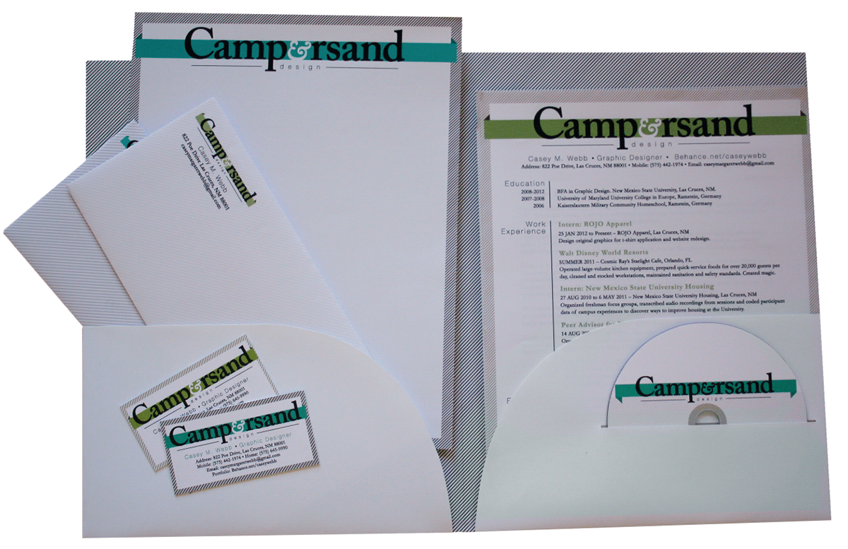 Campersand  brand identity  branding  logo Casey Webb