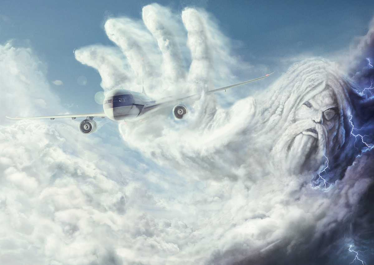 deus  God Avião nuvem céu airplane cloud SKY Romeu e Julieta estúdio porto alegre estudio3d  2D 3D