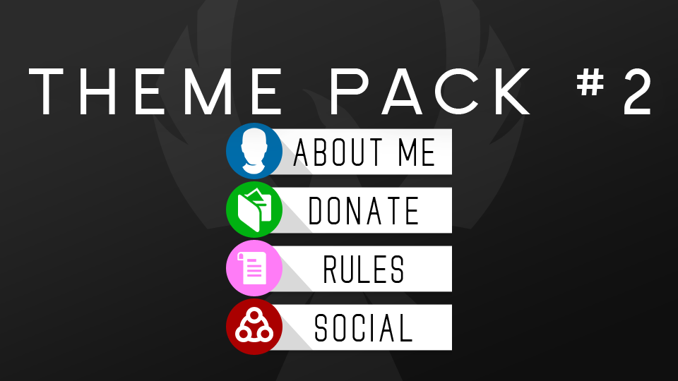 Free Twitch Panel Theme Packs On Behance