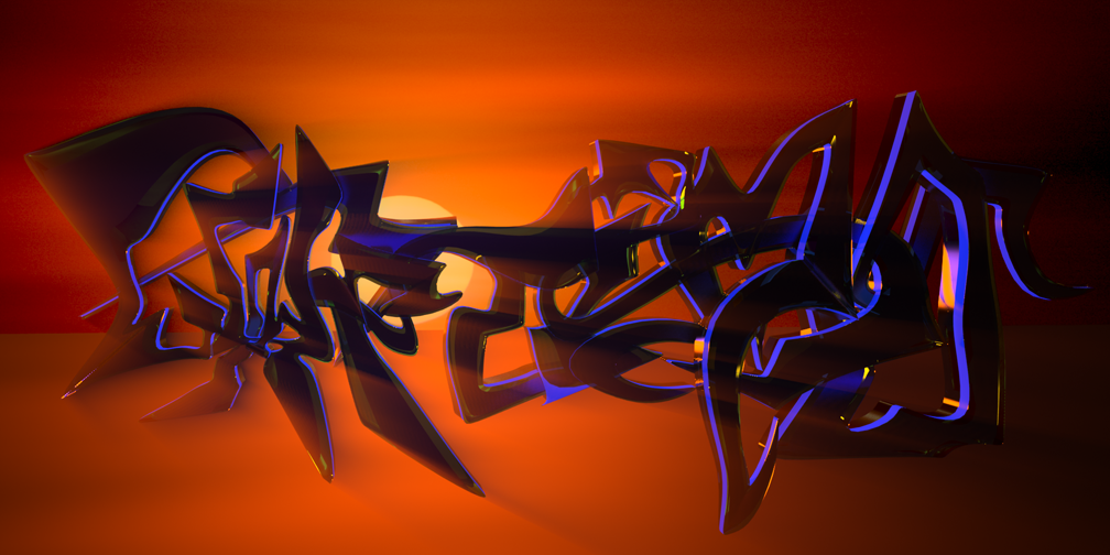 "Graff Time" 3DGraffiti 3D Rendering 3d modeling