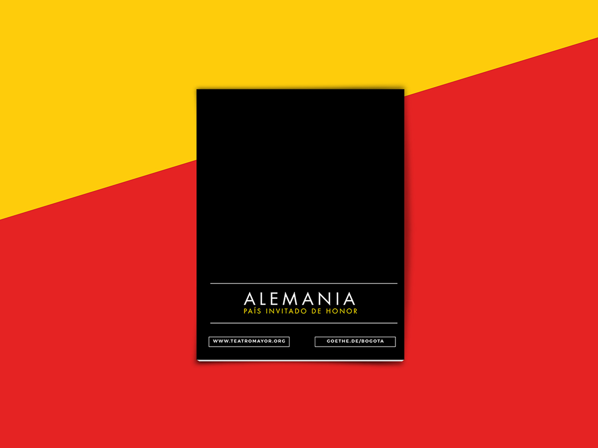 editorial germany Layout brochure dossier culture Theatre colombia grid