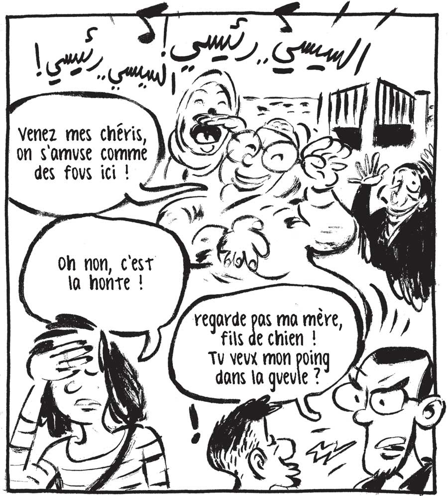 Liberation libé shennawy bd comics referendum Egypte Le Caire cairo