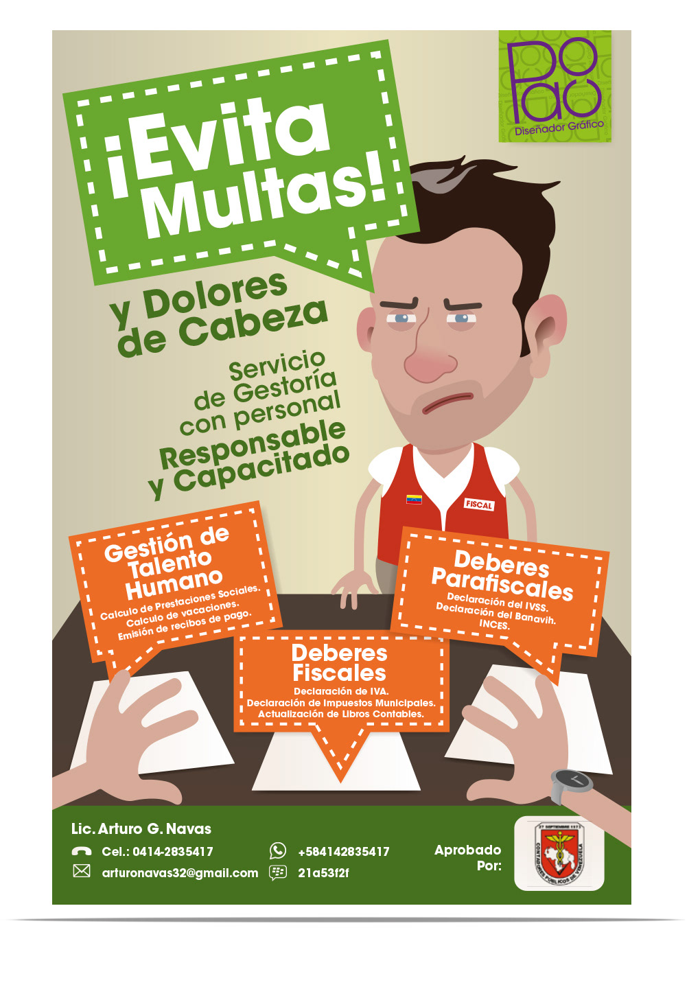 #Diseño #caricatura #impuestos #desing #volante flyer #cartoon