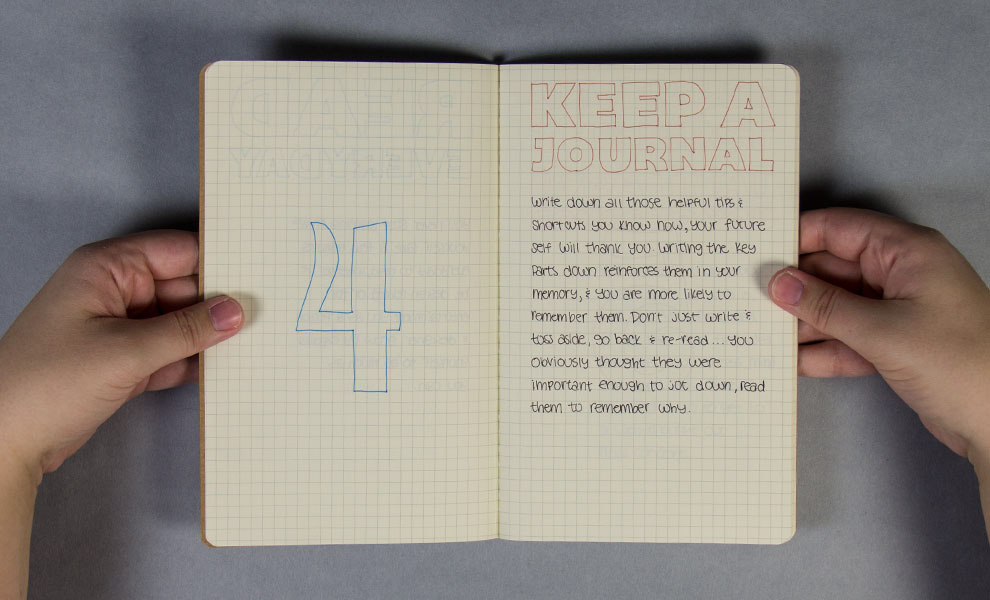 manifesto hand-drawn type tips&hints Micron Pens moleskine Hand Lettered stitched