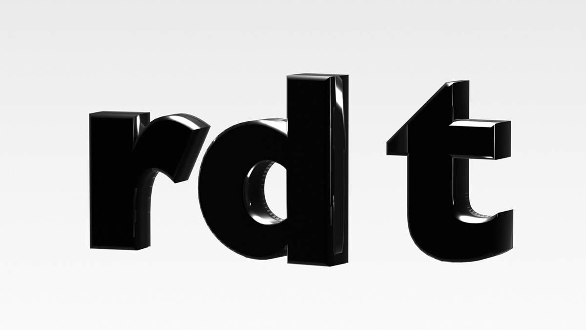 logo Ident identity RDT Productions RDT productions 3D text 3D text