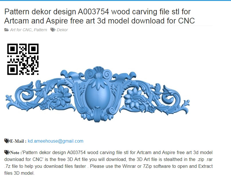 3dmodel artcam aspire cnc filecnc freedownload Jdpaint stl woodcarving