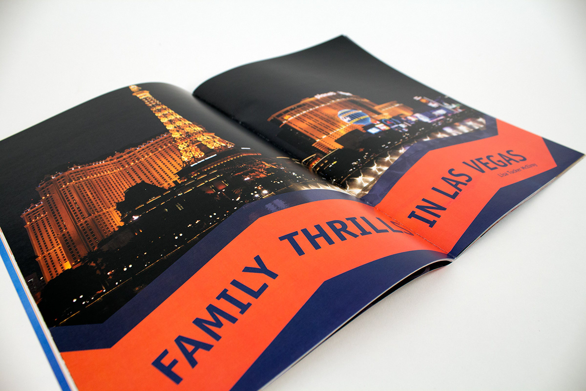 magazine family Travel print ads advertisements layouts spreads st. louis Las Vegas