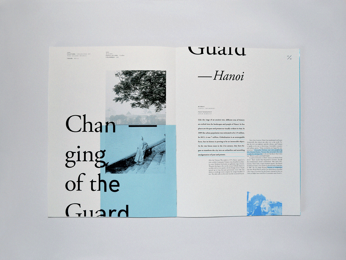 Layout spread typography   magazine