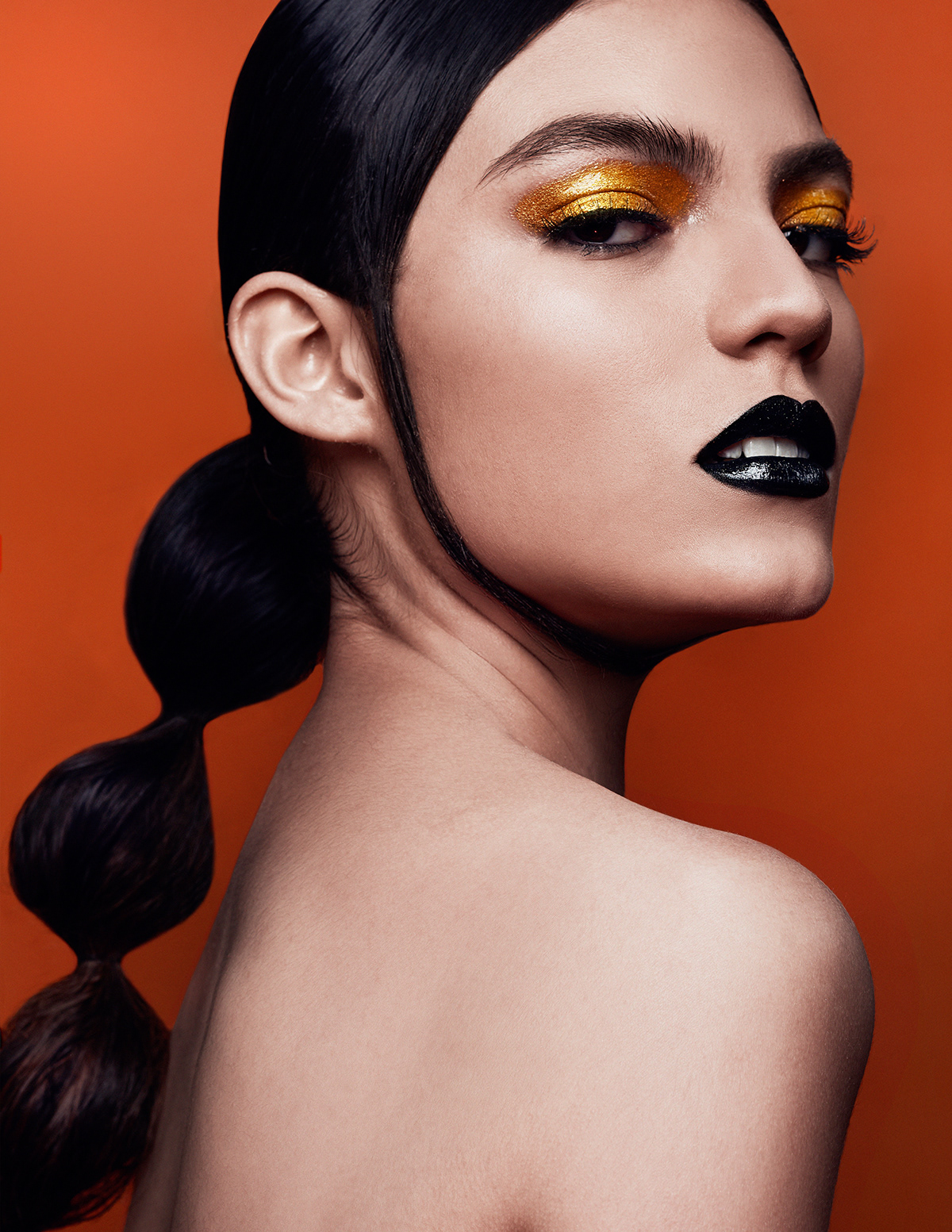 editorial model beauty black makeup mexico nyc beautyeditorial Nikon Fashionphotographer