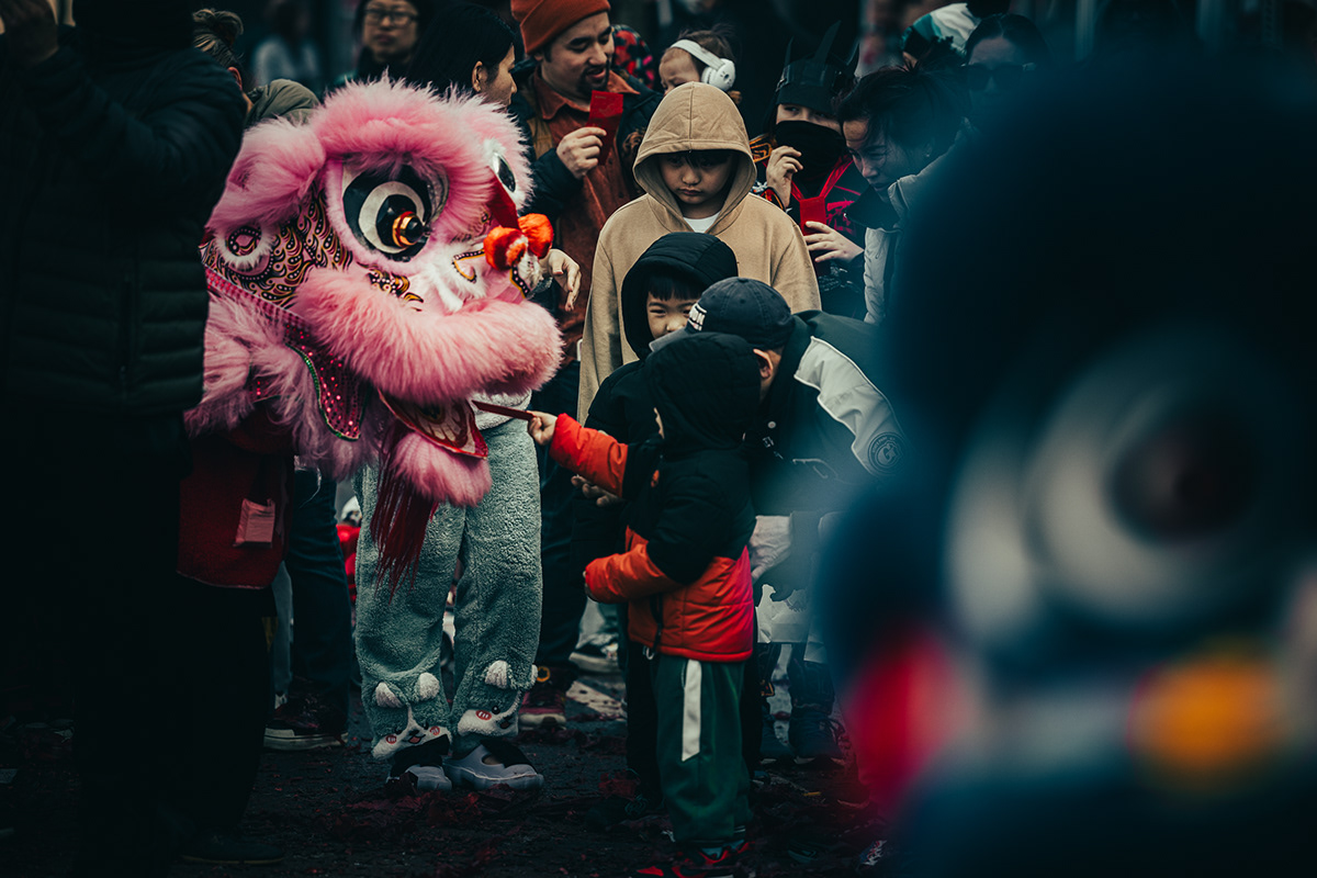 street photography Lunar New Year Lion Dance chinese new year dragon