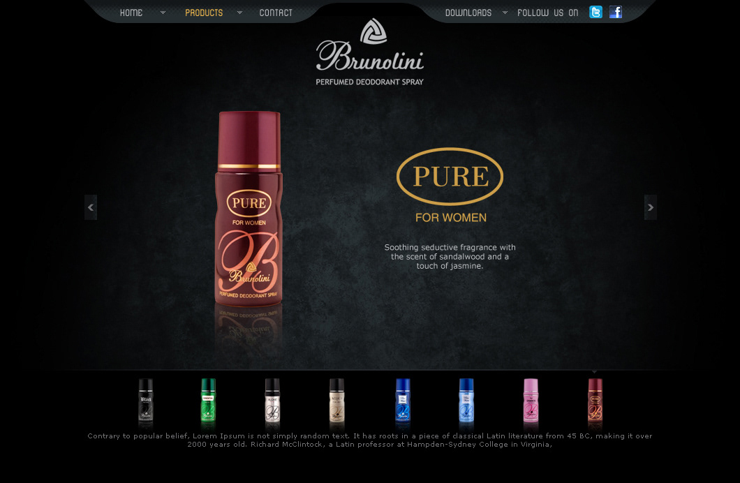 deodorant ad campaign Website perfume