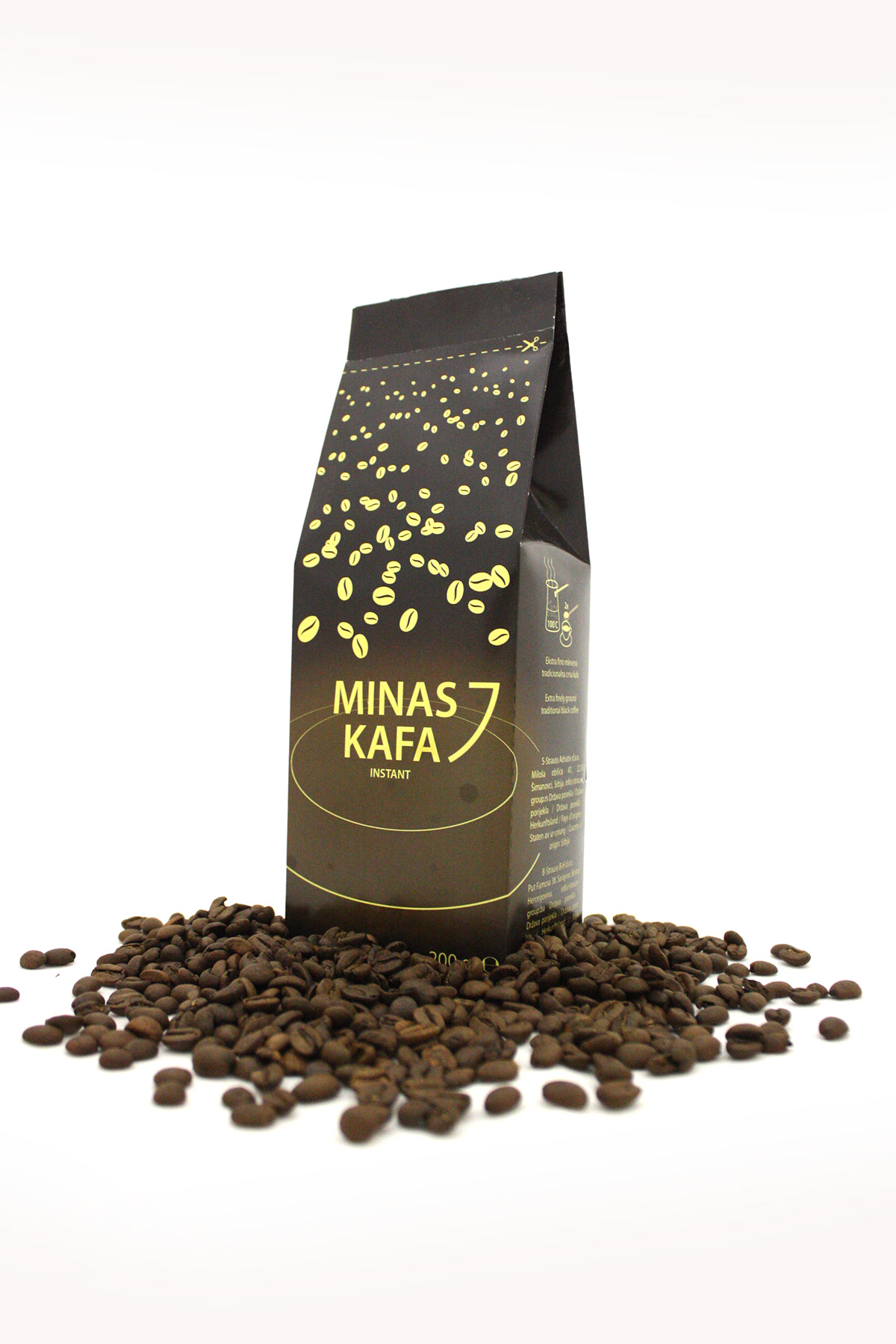 Coffee Minas coffee concept Pack brand logo