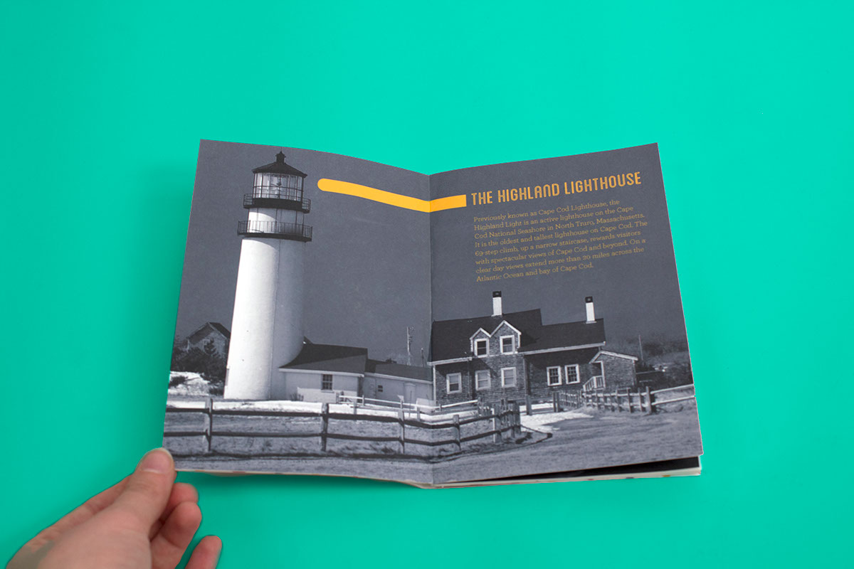 Adobe Portfolio lighthouse travel guides beaches lights Vector Illustration pocket sized Travel