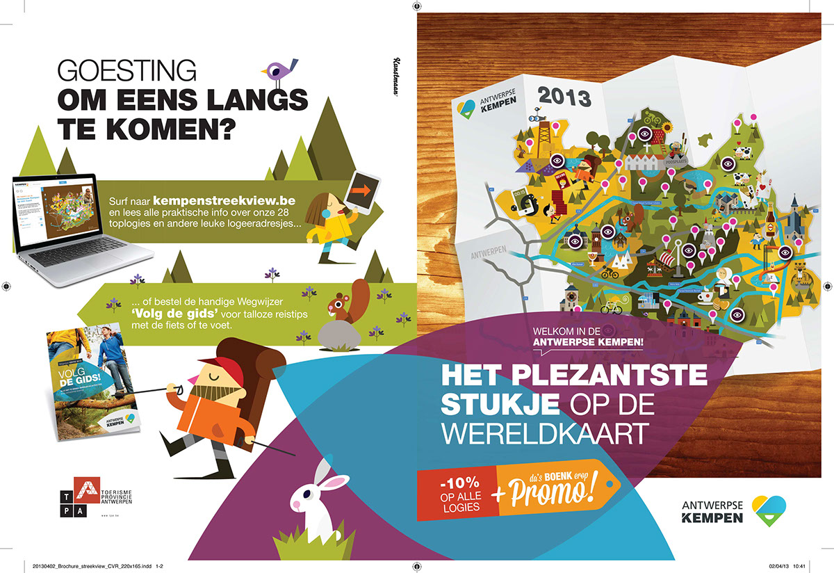 graphic Webdesign streekview kempen flanders integrated