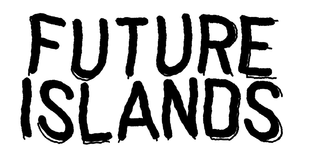 FUTURE ISLANDS album art DIY punk Merch vinyl logo