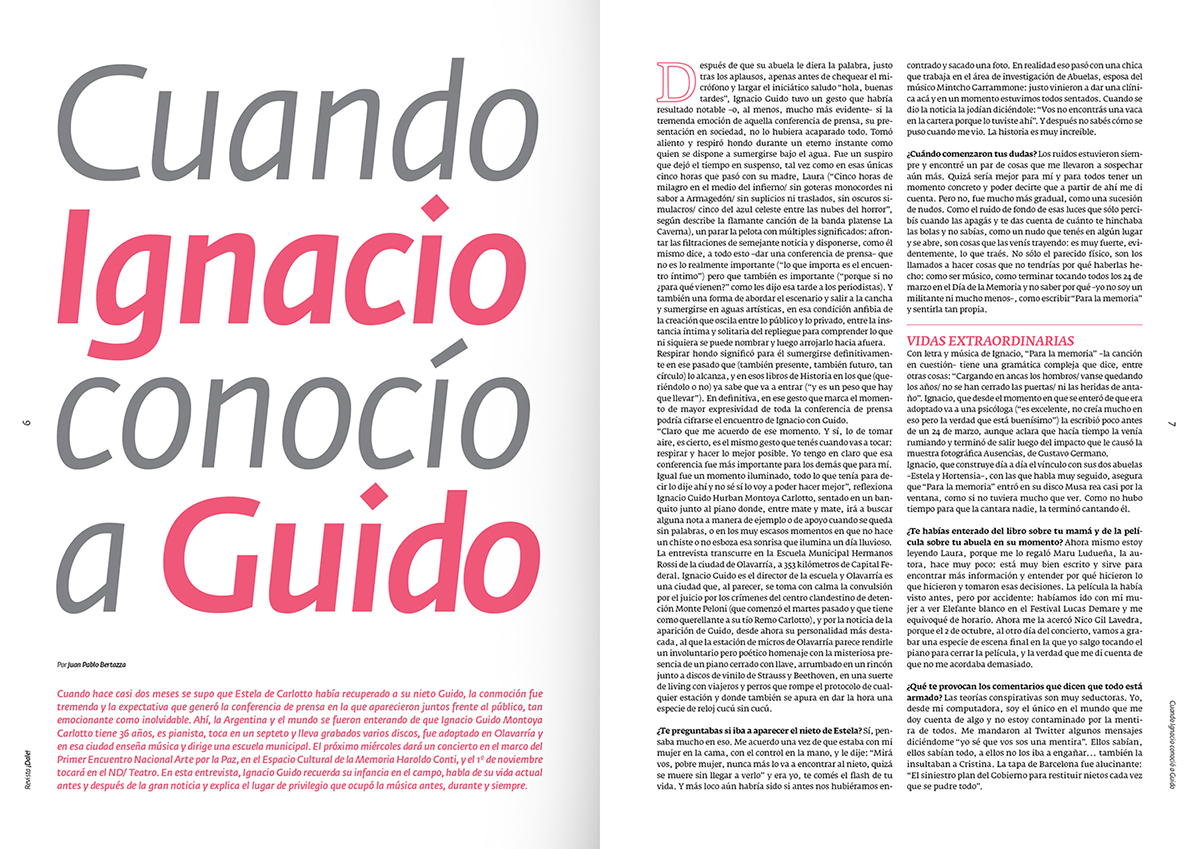 Revista dale! catedra manela Diseño editorial