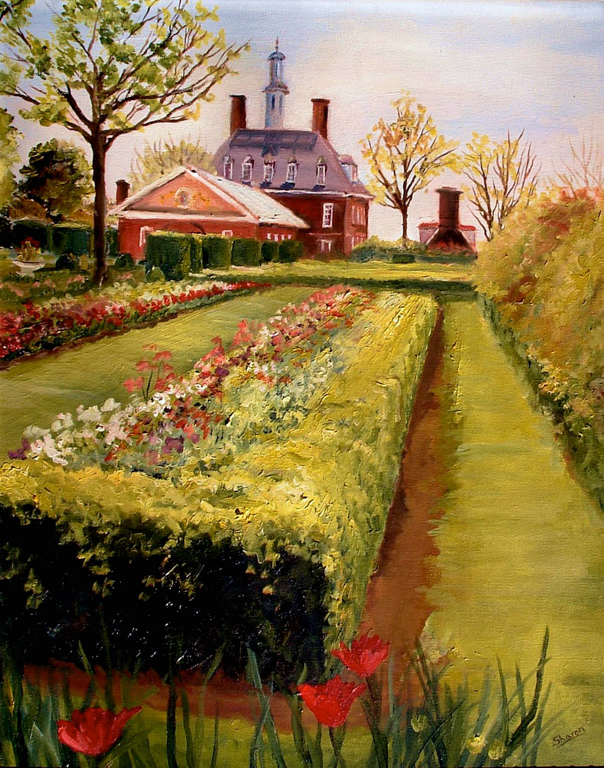 Landscape  oil   watercolor