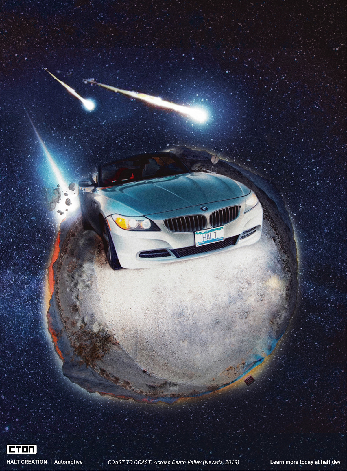apocalypse automotive   concept Space  surrealism BMW Digital Art  Photography  Poster Design Travel
