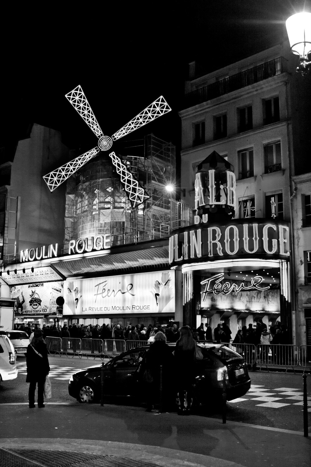 red light Paris black and white black & white canon5d montmartre pigalle