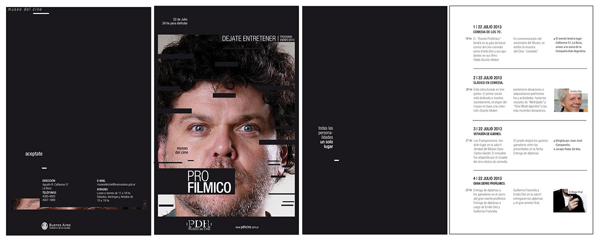 diseño gráfico Museo del Cine Yantorno3 fadu Diseño editorial diseño de identidad