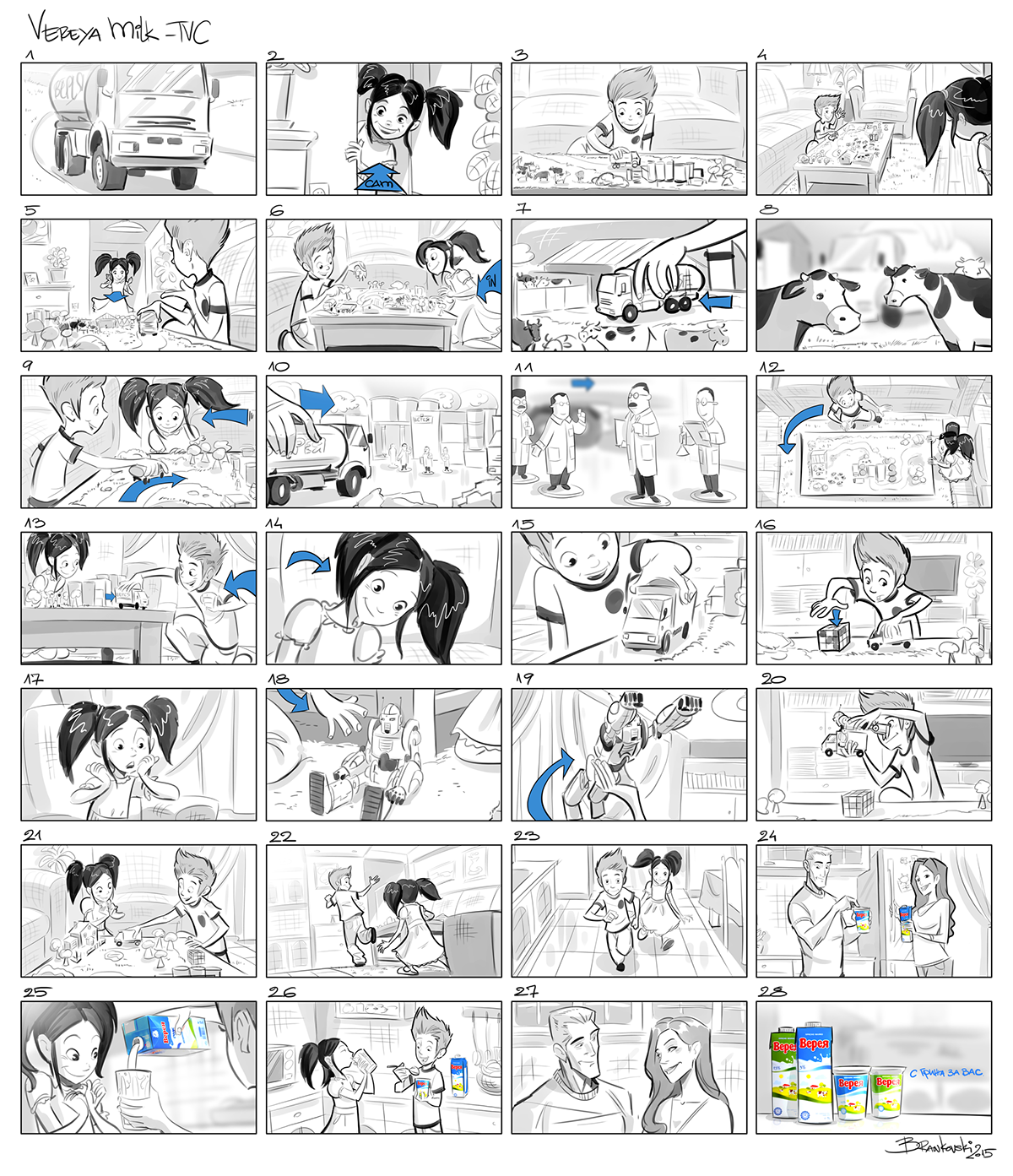 Digital Storyboarding TVC Directing TVC Pre Production