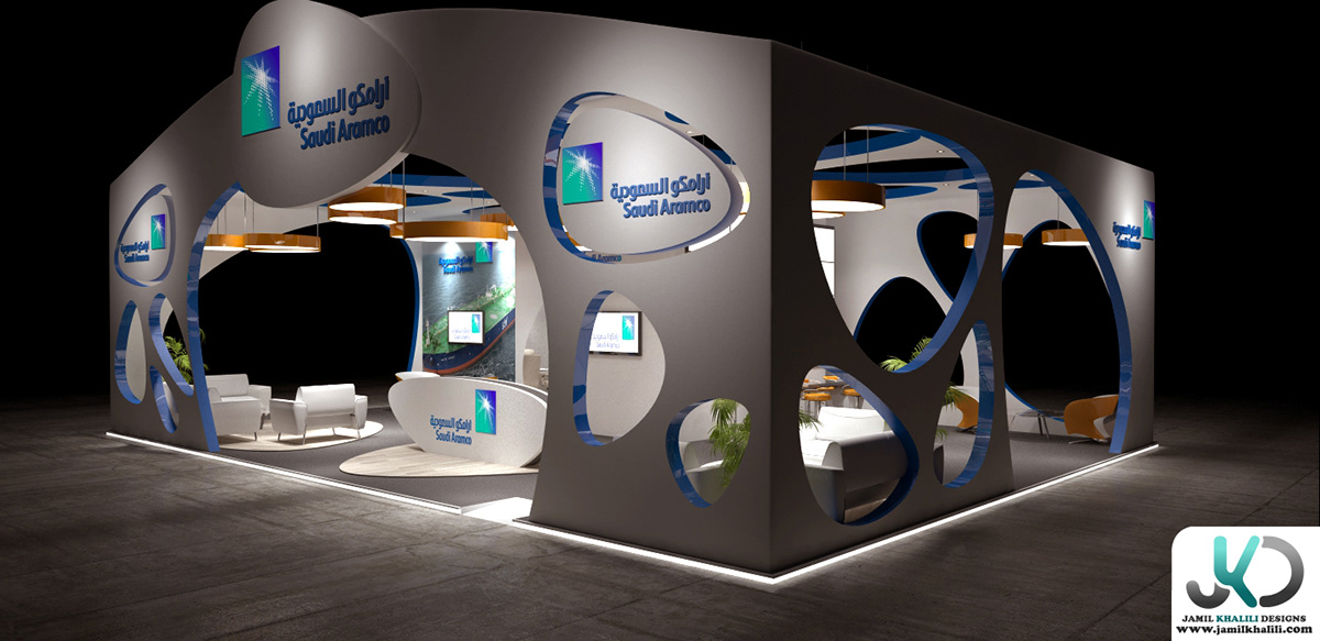 creative directing ARAMCO Exhibition  3D exhibition 3D 3D Interior 3d render 3D renders 3d design 3d designer 3d visualizer visualizer UAE dubai Interior