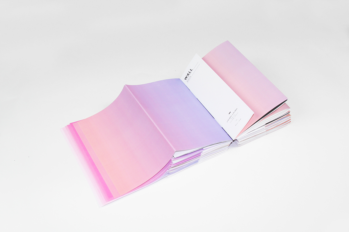 index draw color gradient gradience Layout student school Project poster rainbow binding Bookbinding handmade Handpaint