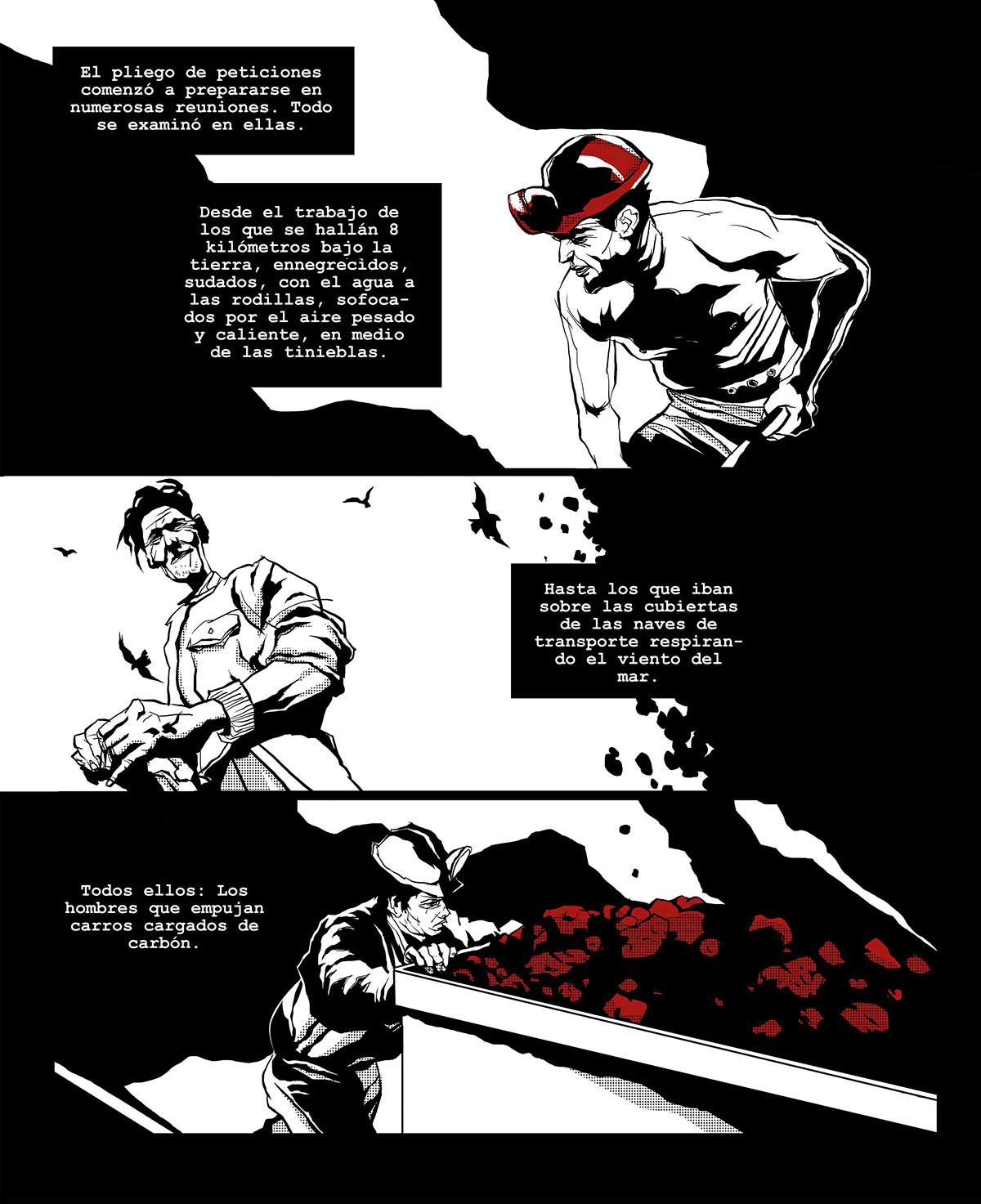 Graphic Novel comic black and white history chile Lota