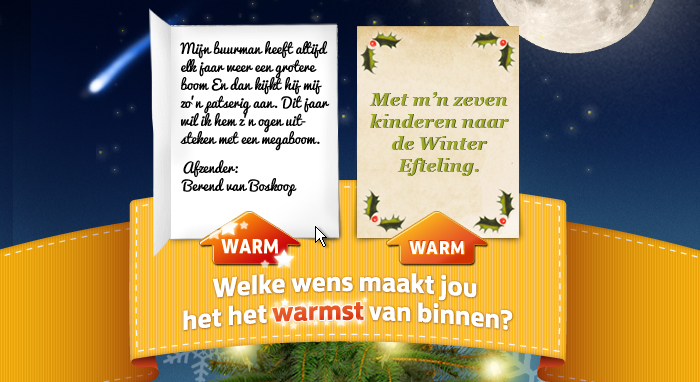 Christmas acebook campaign wishes christmas-tree parallax