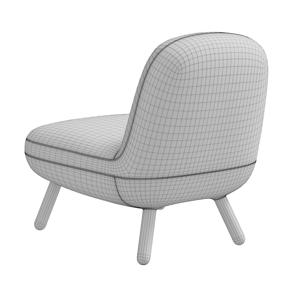 free 3D model blender cycles 3ds max furniture Interior chair armchair